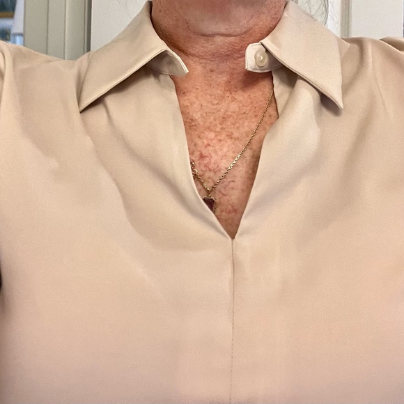 Silky long sleeve blouse, Banana Republic - Picture 1 of 7